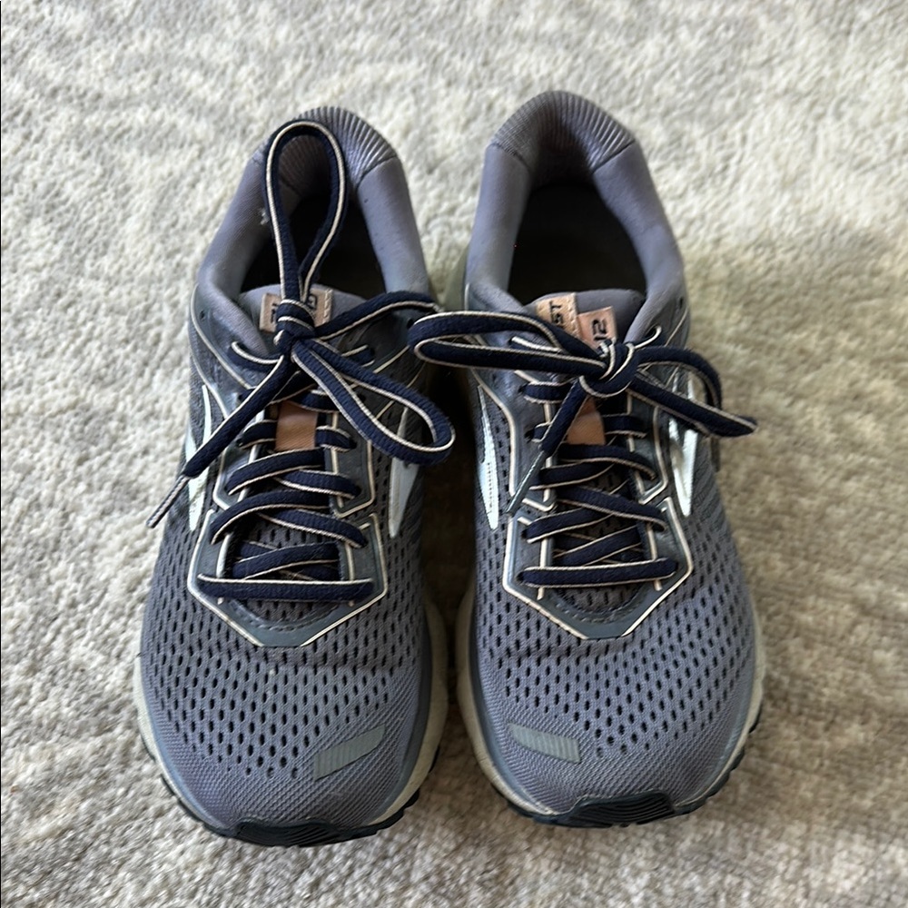 Used Brooks Charcoal Athletic Sneakers
